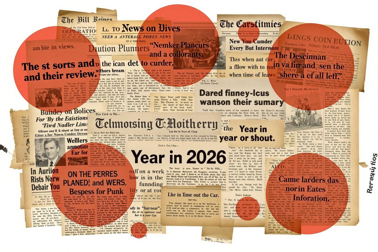 今日热点 - 2026娱乐圈年中大瓜盘点，娱乐新闻头条拼贴风格